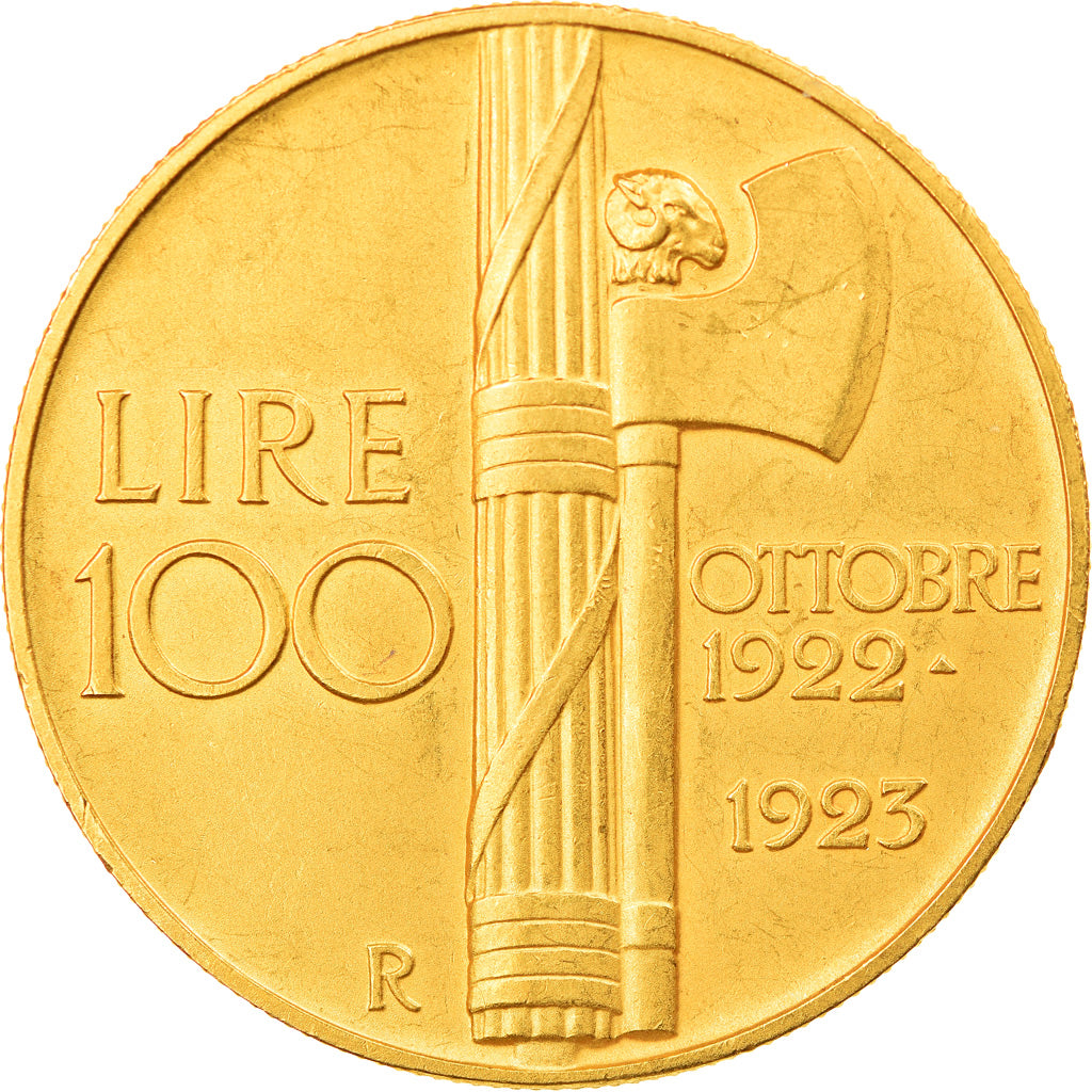 Monnaie, Italie, Vittorio Emanuele III, 100 Lire, 1923, Rome, SUP+, Or, KM:65