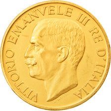 Coin, Italy, Vittorio Emanuele III, 100 Lire, 1923, Rome, MS(60-62), Gold, KM:65