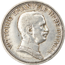 Moneta, Włochy, Vittorio Emanuele III, 2 Lire, 1916, Rome, EF(40-45), Srebro
