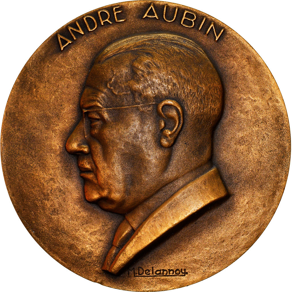 France, Médaille, Professeur André Aubin, Medicine, Delannoy, SPL, Bronze