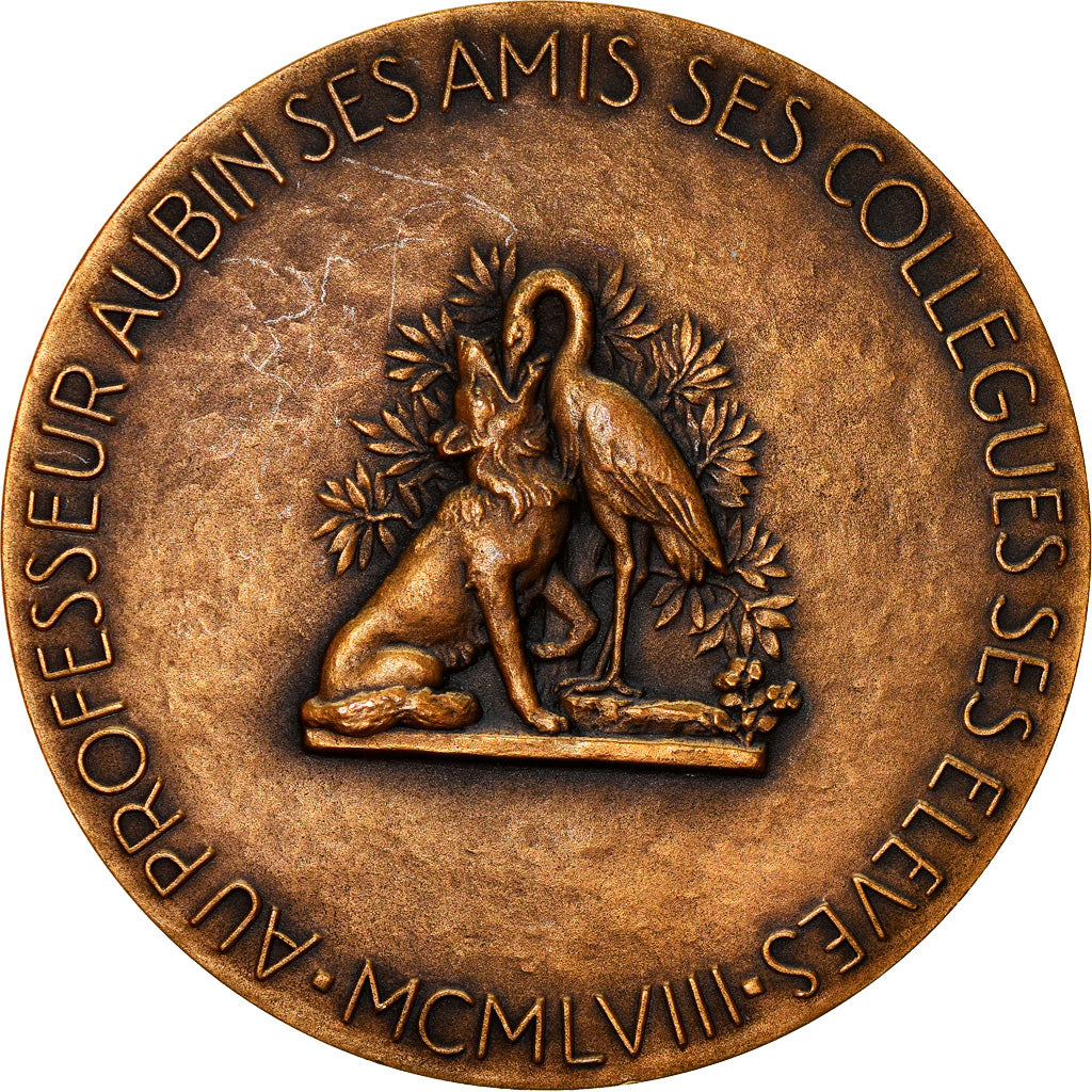 France, Médaille, Professeur André Aubin, Medicine, Delannoy, SPL, Bronze