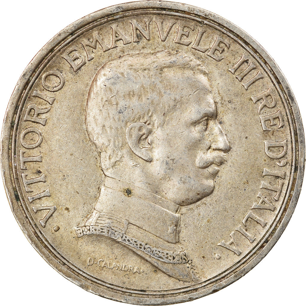 Monnaie, Italie, Vittorio Emanuele III, 2 Lire, 1914, Rome, TTB, Argent, KM:55