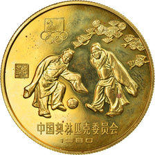 Coin, CHINA, PEOPLE'S REPUBLIC, Yuan, 1980, MS(65-70), Brass, KM:32