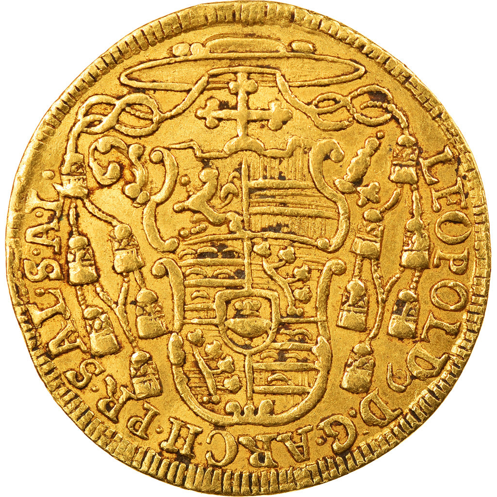 Coin, AUSTRIAN STATES, SALZBURG, Leopold Anton Eleutherius, Ducat, 1732