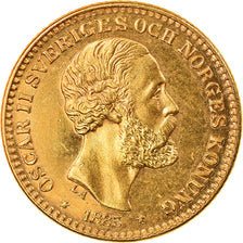 Monnaie, Suède, Oscar II, 10 Kronor, 1883, SPL, Or, KM:743