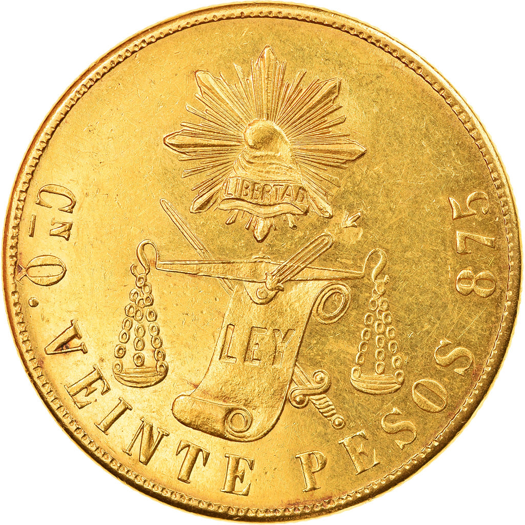 Monnaie, Mexique, 20 Pesos, 1903, Culiacan, SPL, Or, KM:414.2