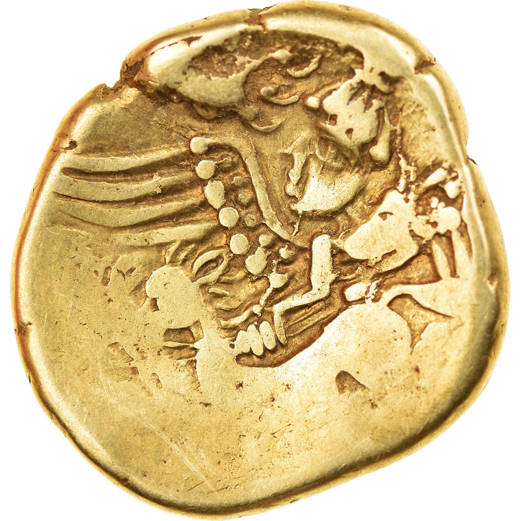 Moneta, Bituriges, Stater, Ist century BC, MB+, Oro, Delestrée:3396
