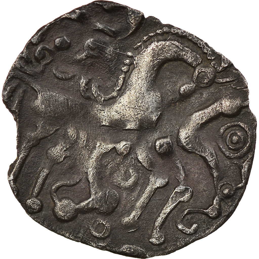 Münze, Ambiani, Denarius, S+, Silber, Delestrée:438