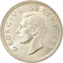 Monnaie, Afrique du Sud, George VI, 5 Shillings, 1948, Pretoria, SPL, Argent