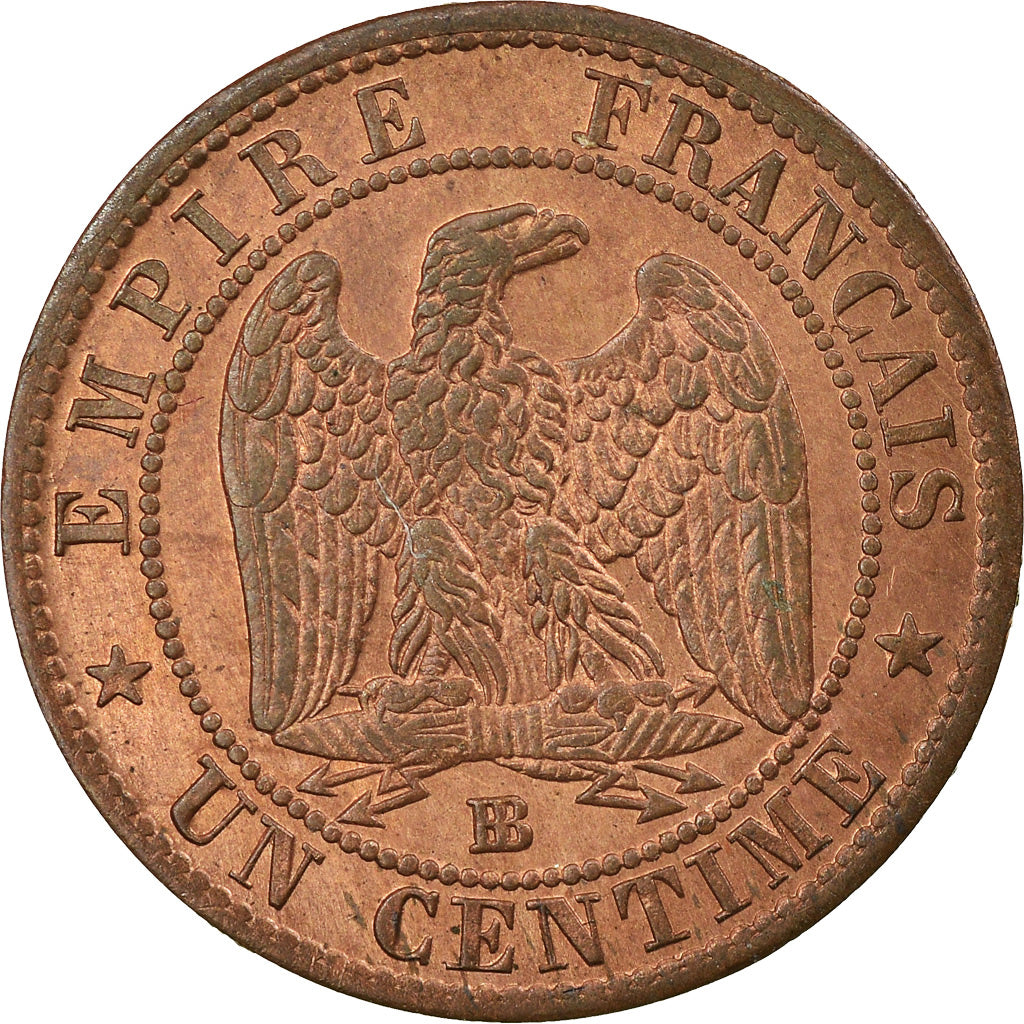 Münze, Frankreich, Napoleon III, Napoléon III, Centime, 1854, Strasbourg, UNZ