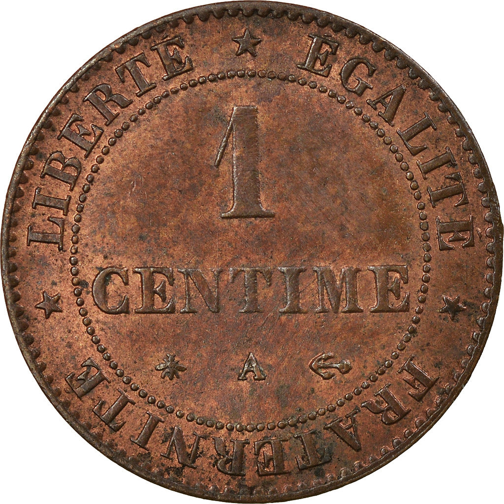 Münze, Frankreich, Cérès, Centime, 1874, Paris, VZ, Bronze, KM:826.1