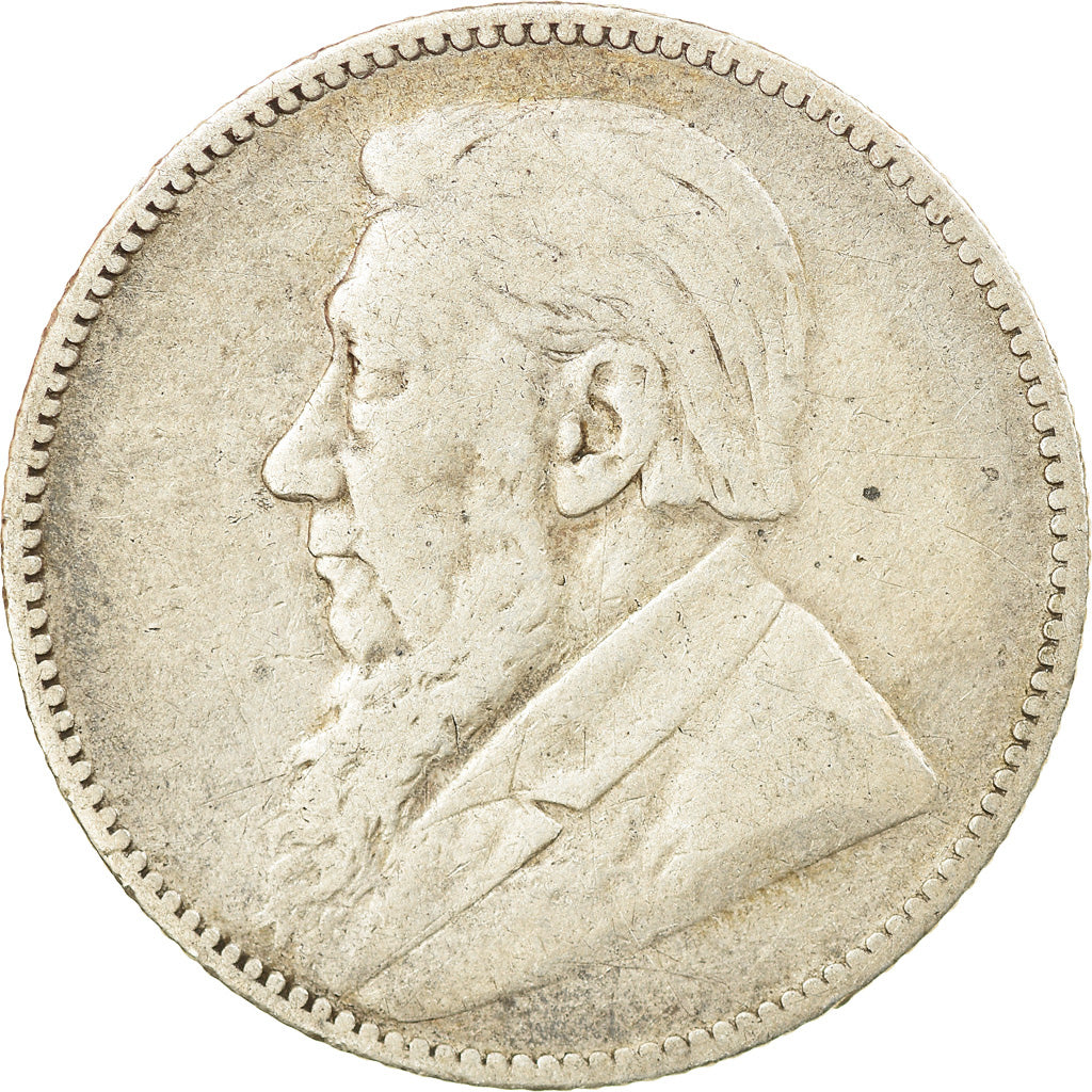 Moneda, Sudáfrica, Shilling, 1892, MBC, Plata, KM:5