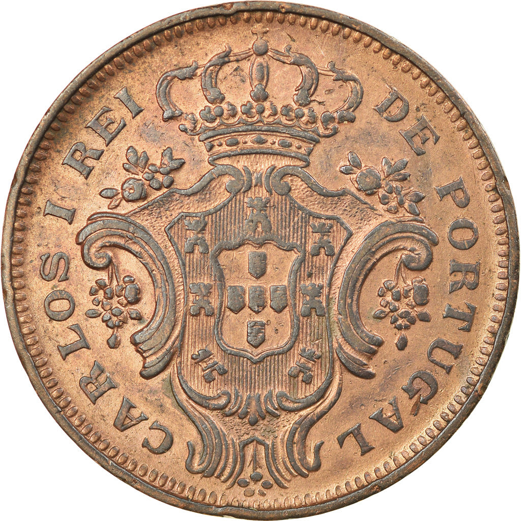 Monnaie, Azores, 10 Reis, 1901, SUP, Cuivre, KM:17