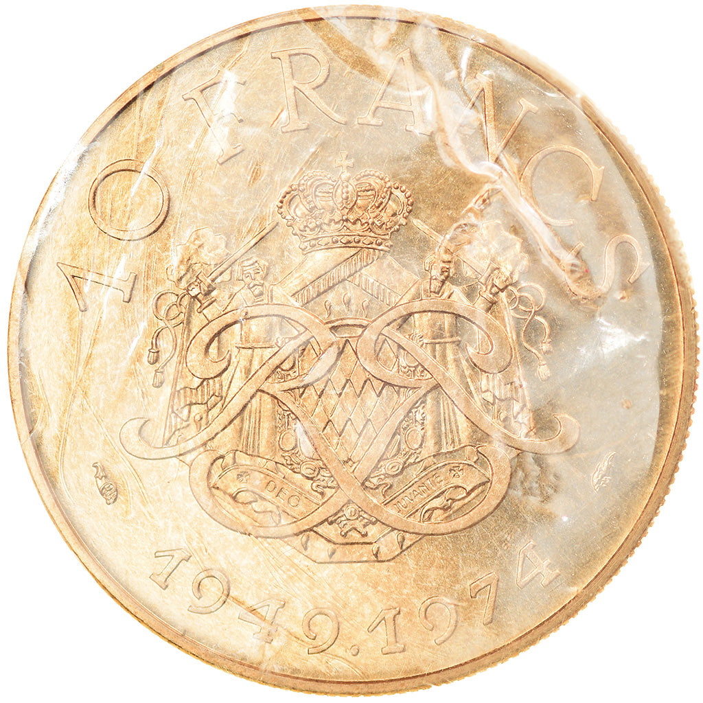 Coin, Monaco, 10 Francs, 1974, Paris, ESSAI, MS(65-70), Cupro-nickel Aluminium