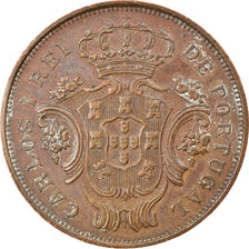 Moneta, Azzorre, 5 Reis, 1901, BB+, Rame, KM:16