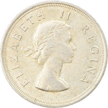 Monnaie, Afrique du Sud, Elizabeth II, 5 Shillings, 1953, SPL, Argent, KM:52
