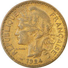 Coin, Togo, 2 Francs, 1924, Paris, VF(20-25), Aluminum-Bronze, KM:3