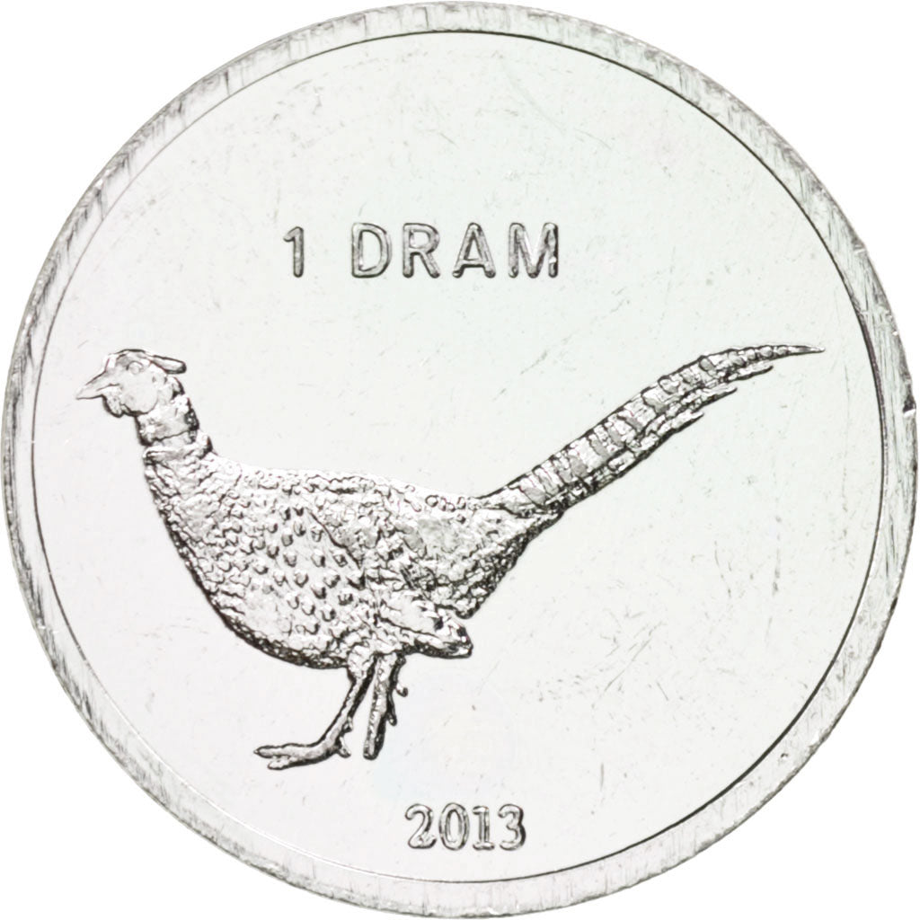 Nagorno-Karabakh, 1 Dram, 2013, KM #New, MS(63), Aluminium, 1.59