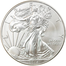 Coin, United States, 1 Dollar, 2014, U.S. Mint, MS(64), Silver, KM:New