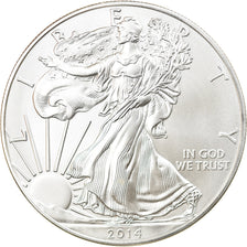 Coin, United States, 1 Dollar, 2014, U.S. Mint, MS(64), Silver, KM:New