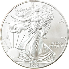 Coin, United States, 1 Dollar, 2014, U.S. Mint, MS(64), Silver, KM:New