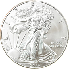 Coin, United States, 1 Dollar, 2014, U.S. Mint, MS(64), Silver, KM:New