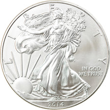 Coin, United States, 1 Dollar, 2014, U.S. Mint, MS(64), Silver, KM:New