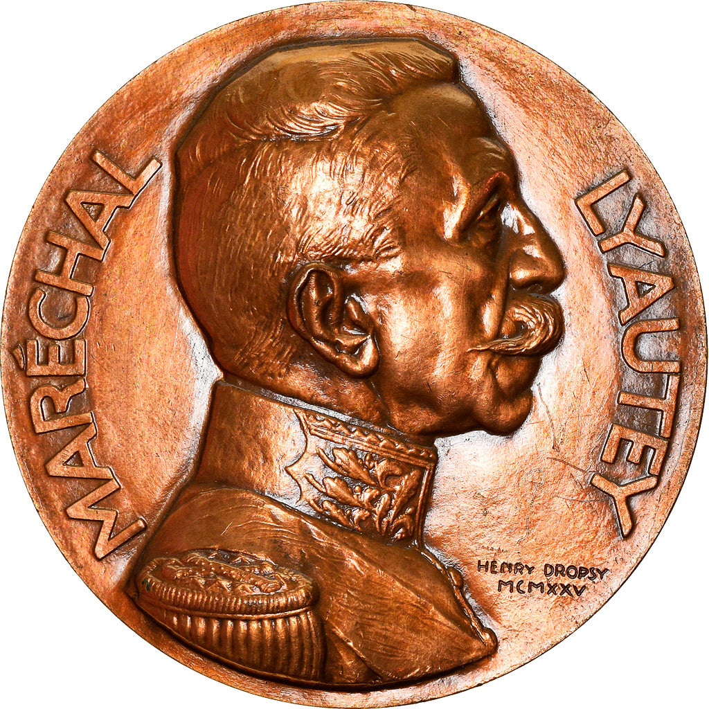 Marokko, Medaille, Maréchal Lyautey, Pacification du Maroc, History, 1925