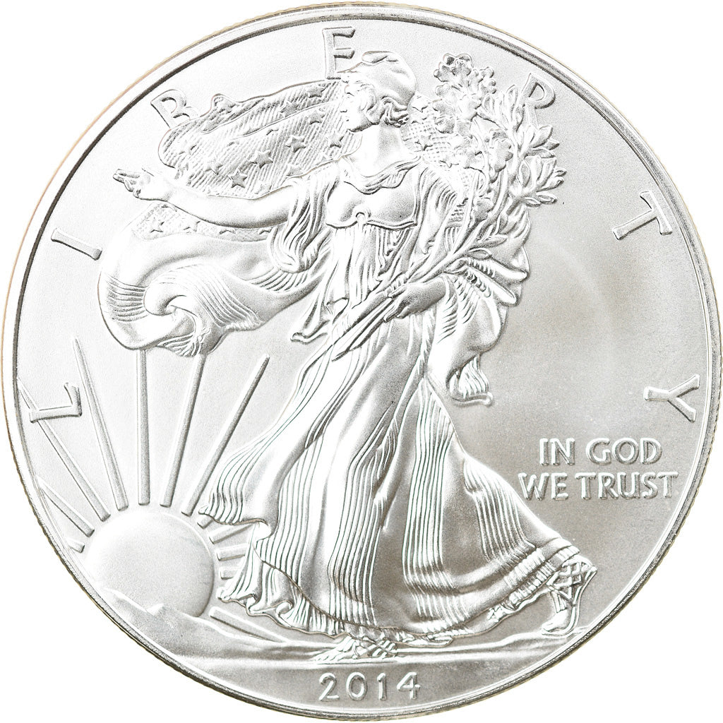 Coin, United States, 1 Dollar, 2014, U.S. Mint, MS(64), Silver, KM:New
