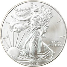 Coin, United States, 1 Dollar, 2014, U.S. Mint, MS(64), Silver, KM:New