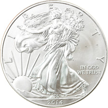 Münze, Vereinigte Staaten, 1 Dollar, 2014, U.S. Mint, UNZ+, Silber, KM:New