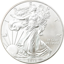 Münze, Vereinigte Staaten, 1 Dollar, 2014, U.S. Mint, UNZ+, Silber, KM:New