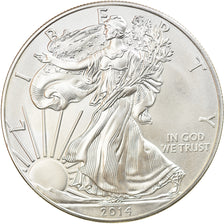 Münze, Vereinigte Staaten, 1 Dollar, 2014, U.S. Mint, UNZ+, Silber, KM:New