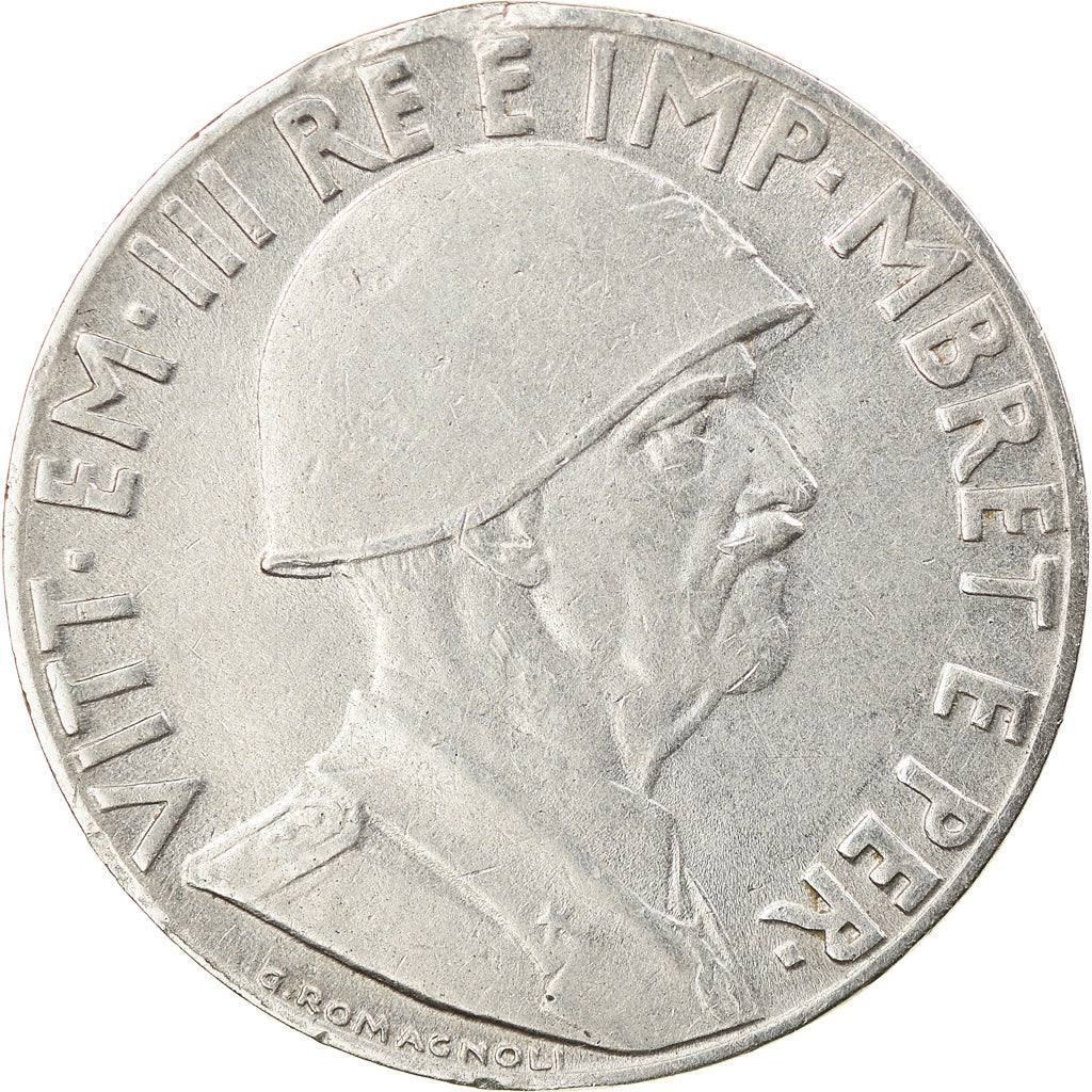 Coin, Albania, Vittorio Emanuele III, 0.20 Lek, 1939, Rome, EF(40-45), Stainless