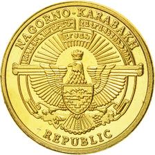 Nagorno-Karabakh, 5 Dram, 2013, KM #New, MS(63), Brass plated steel, 5.55