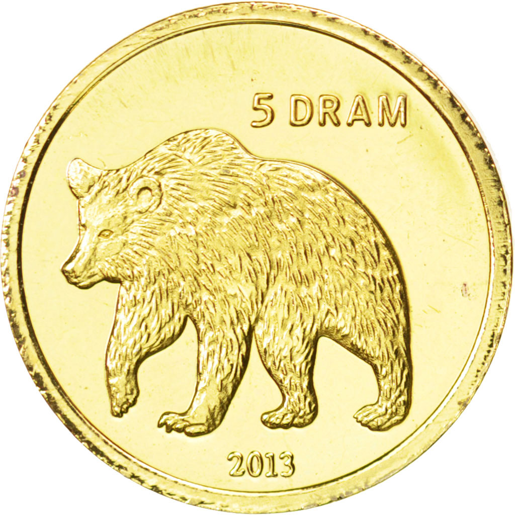 Haut-Karabagh, République, 5 Dram 2013, KM New