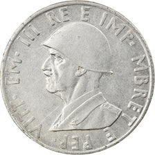 Coin, Albania, Vittorio Emanuele III, 0.50 Lek, 1940, Rome, EF(40-45), Stainless