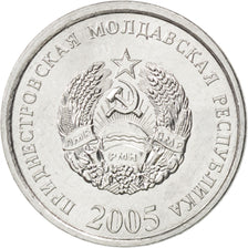 Coin, Transnistria, 5 Kopeek, 2005, MS(63), Aluminum, KM:50