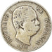 Munten, Italië, Umberto I, Lira, 1886, Rome, ZG+, Zilver, KM:24.1