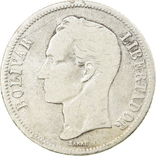 Coin, Venezuela, Bolivar, 1954, Philadelphia, VF(30-35), Silver, KM:37
