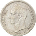 Munten, Venezuela, Bolivar, 1960, ZF+, Zilver, KM:37a