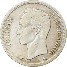 Coin, Venezuela, Bolivar, 1960, AU(50-53), Silver, KM:37a