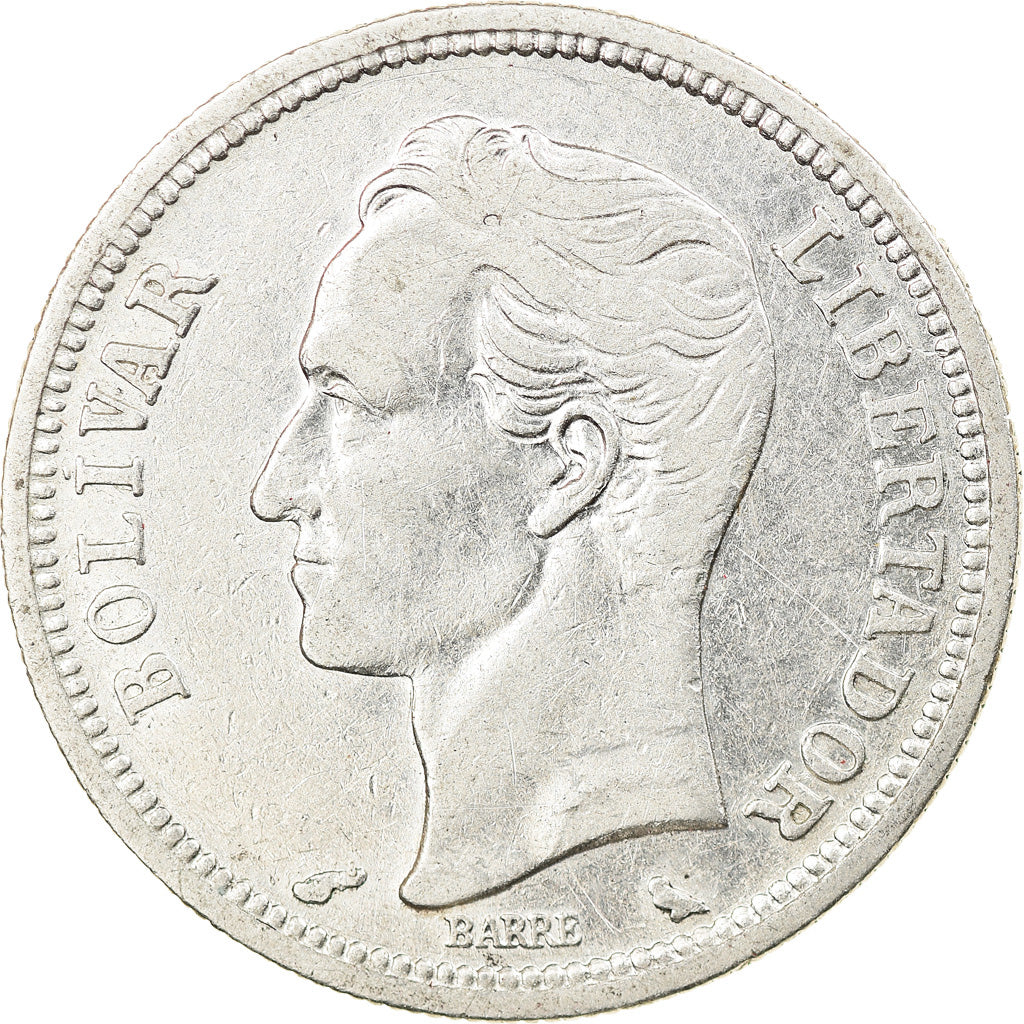 Moneda, Venezuela, Bolivar, 1960, EBC, Plata, KM:37a
