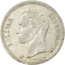 Coin, Venezuela, Bolivar, 1960, AU(55-58), Silver, KM:37a