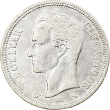 Coin, Venezuela, Bolivar, 1960, AU(55-58), Silver, KM:37a
