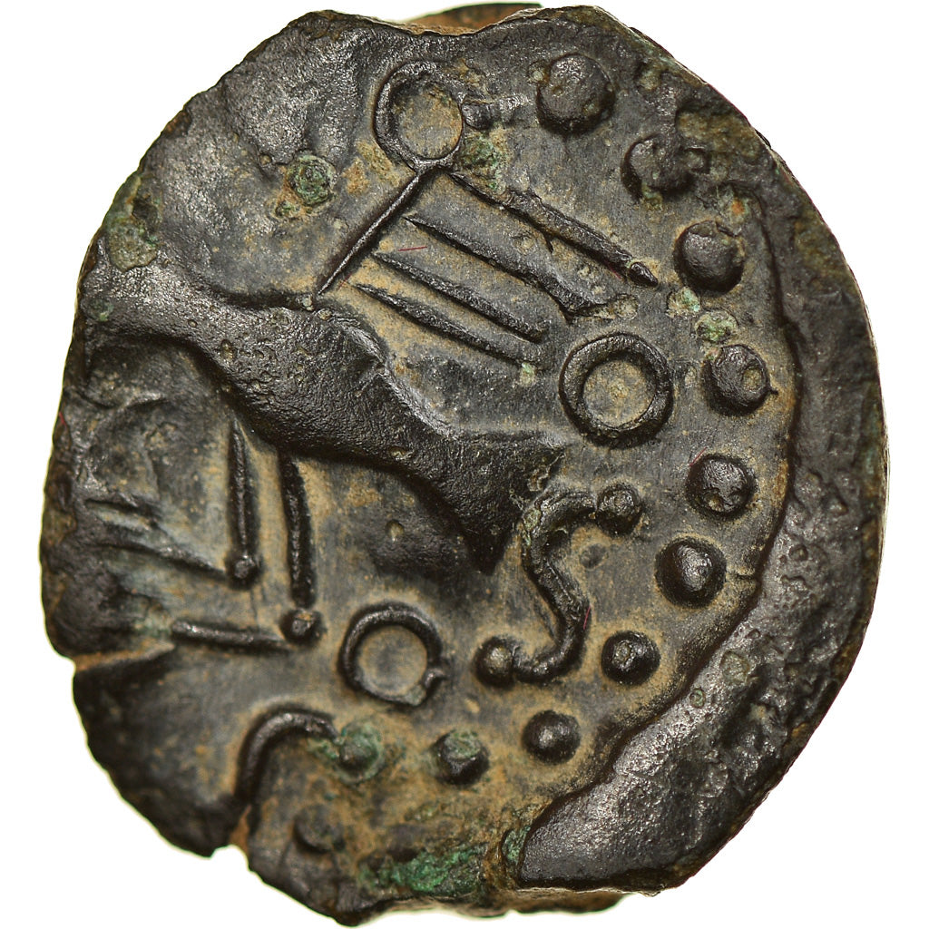 Münze, Meldi, Bronze Æ, SS, Bronze, Delestrée:588