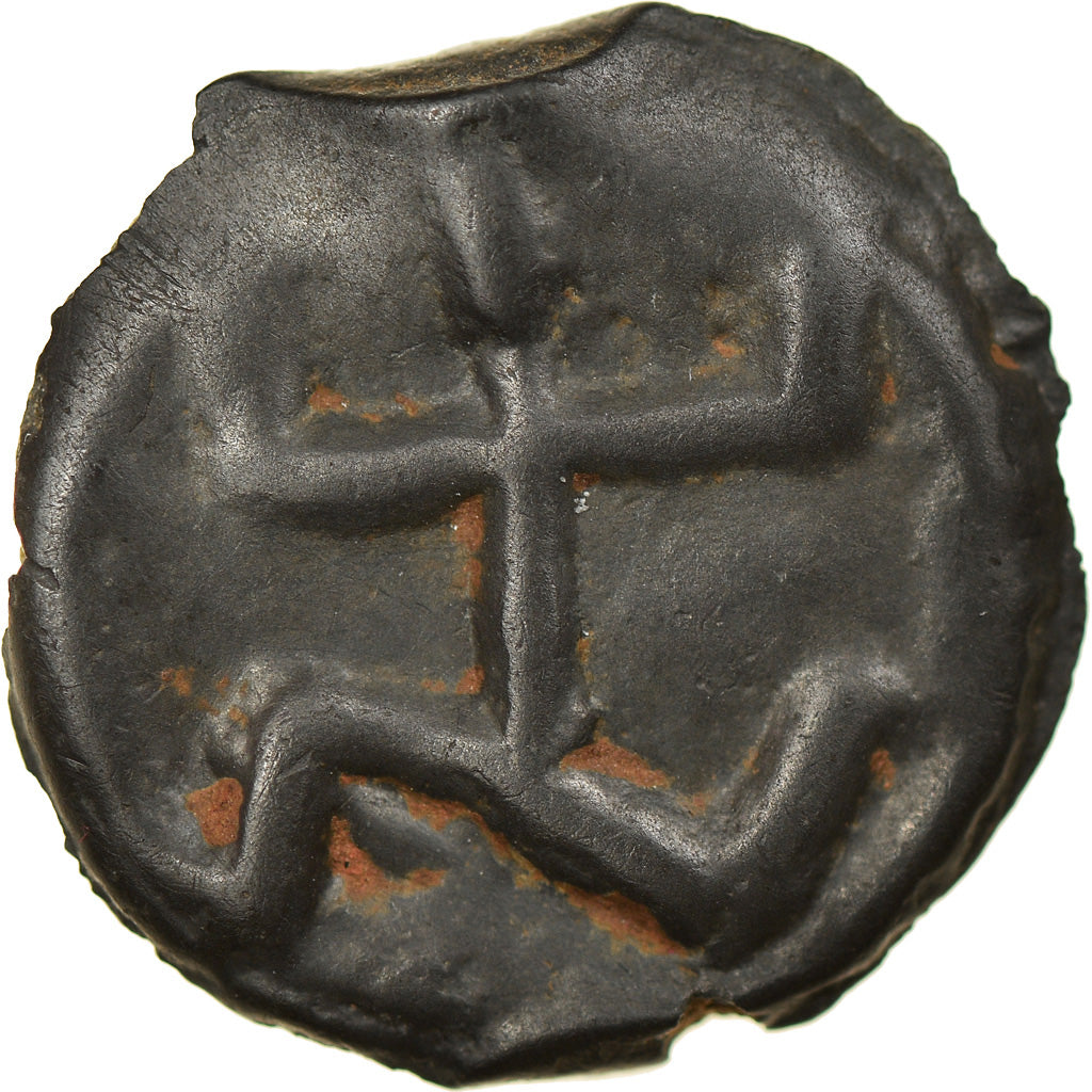 Coin, Parisii, Potin, VF(30-35), Potin, Delestrée:230