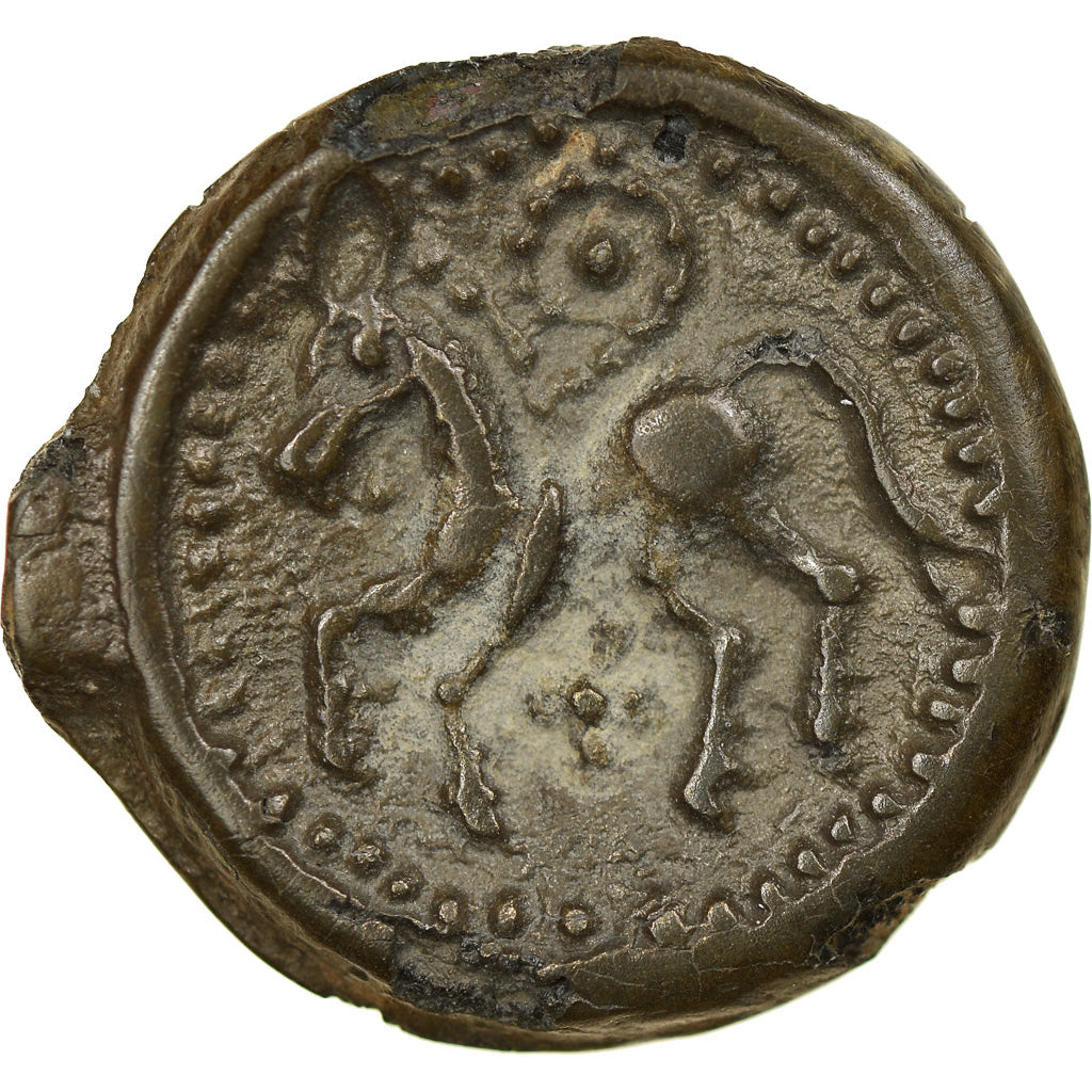 Coin, Suessiones, Potin, AU(55-58), Potin, Delestrée:216