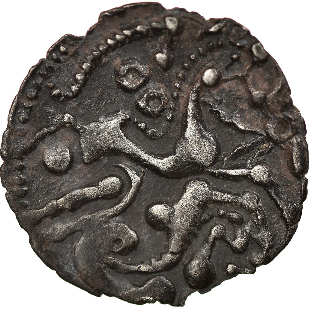 Münze, Ambiani, Denarius, Rare, SS+, Silber, Delestrée:343