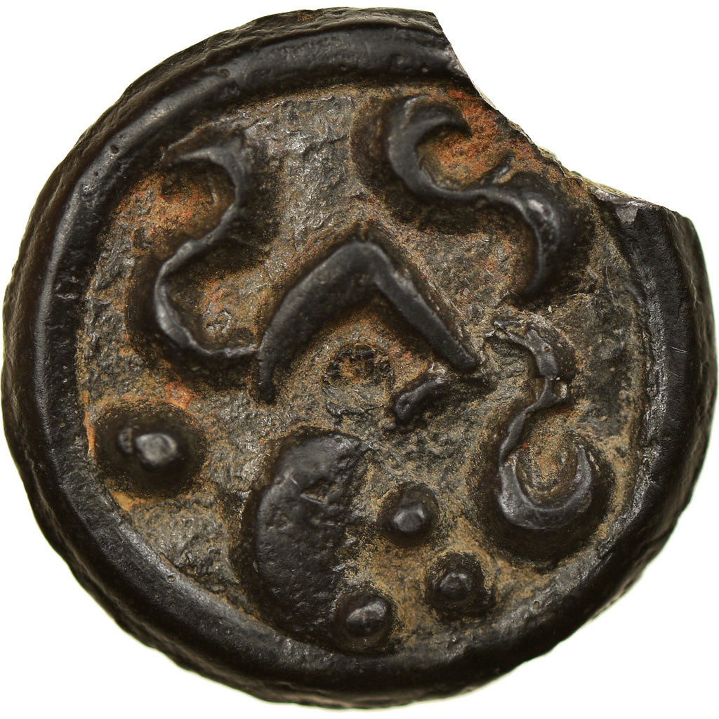 Coin, Suessiones, Potin, AU(55-58), Potin, Delestrée:530
